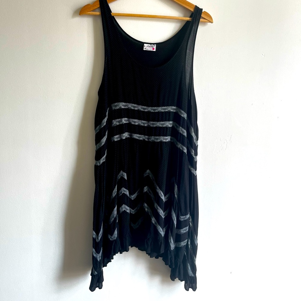 Free People Voile Lace Slip Dress Size Large